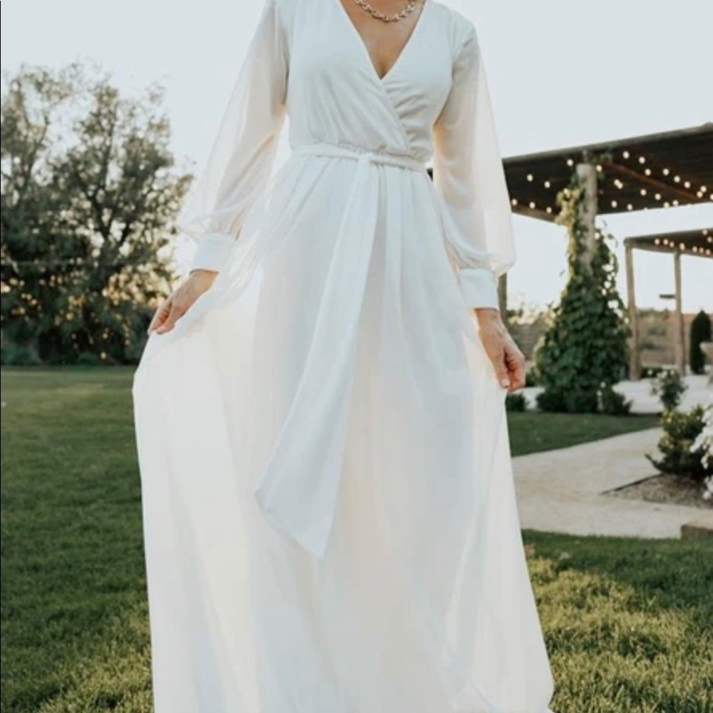 Baltic Born White Lydia Dress M